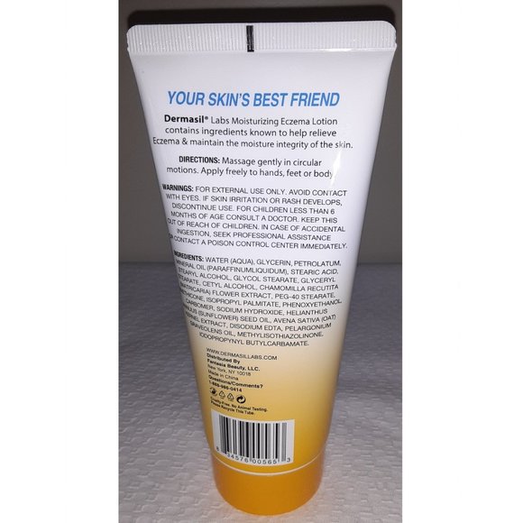 Eczema Relief Moisturizing Lotion Natural Chamomilla Flower Extract & Colloidal - Picture 2 of 2